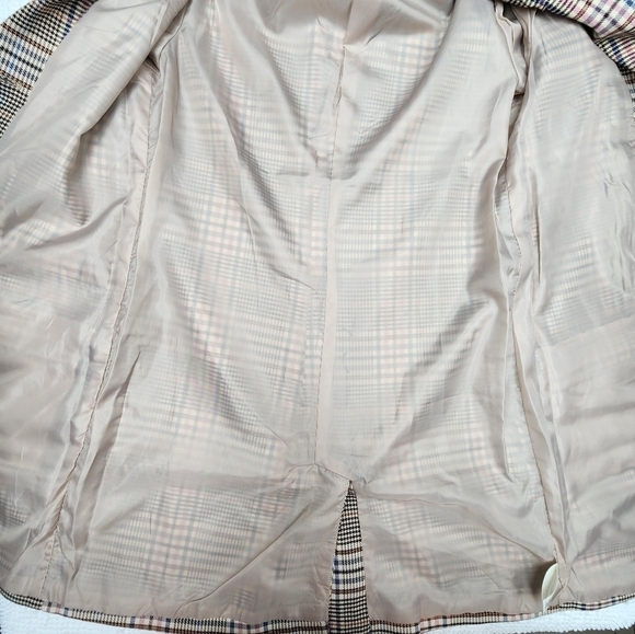BB Dakota NWT Long Plaid Blazer Size Small - Picture 7 of 12